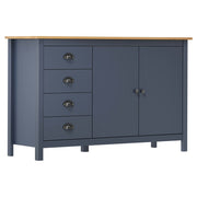 Dressoir 79x40x80 cm massief grenenhout grijs