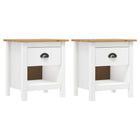 Nightstands 2 pcs Hill Range 46x35x49.5 cm solid pine wood