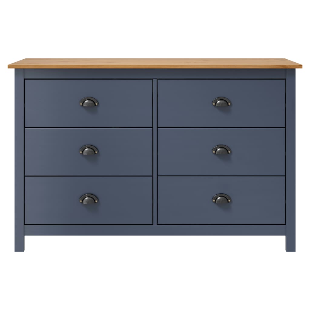 Dressoir Hill 25X40X80 Cm Massief Grenenhout