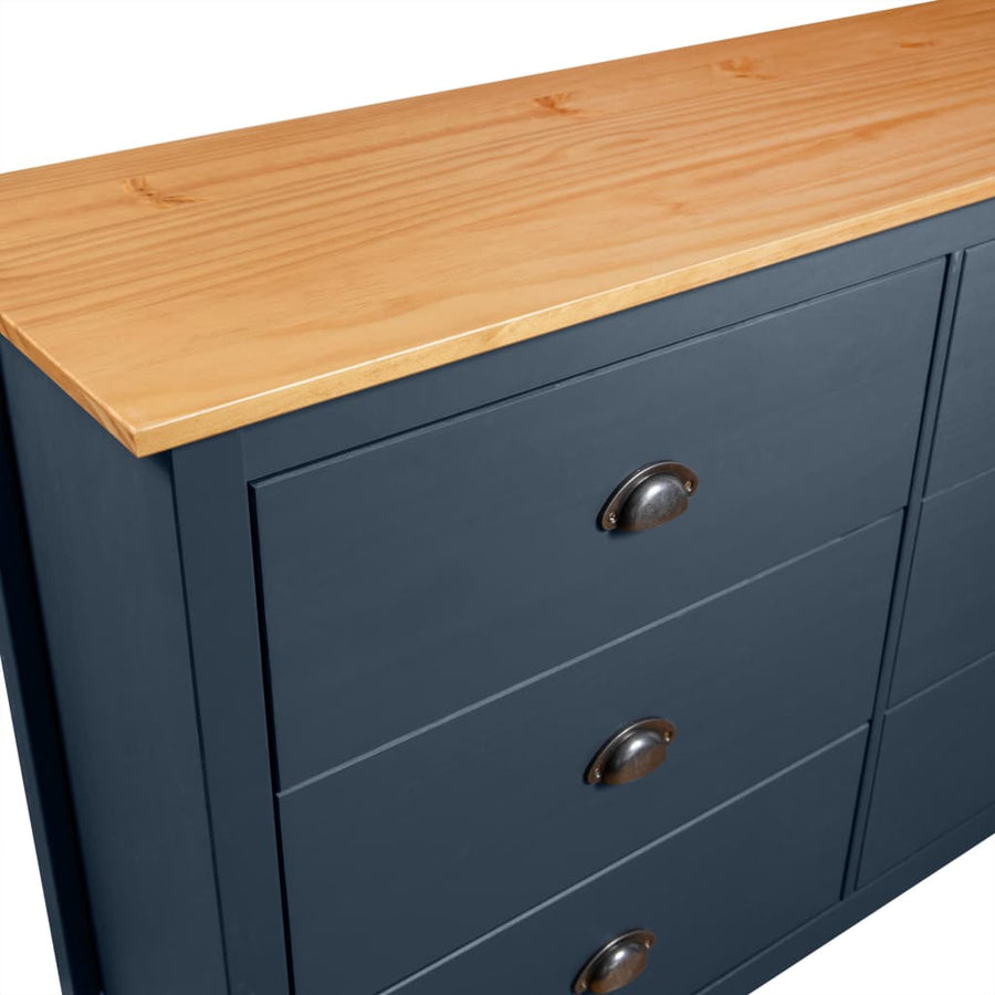 Dressoir Hill 25X40X80 Cm Massief Grenenhout