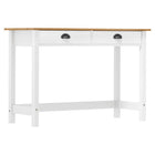 Wandtafel 110x45x74 cm massief grenenhout