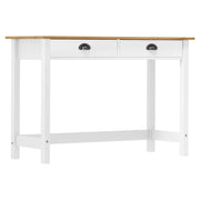 Wandtafel 110x45x74 cm massief grenenhout