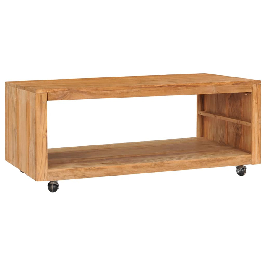 Salontafel 110X60X40 Cm Massief Teakhout