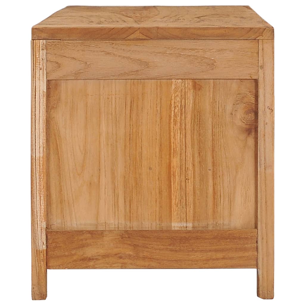 Tv-Meubel 100X30X35 Cm Massief Teakhout