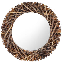Wandspiegel Rond 60 Cm Teakhout Φ 60 cm