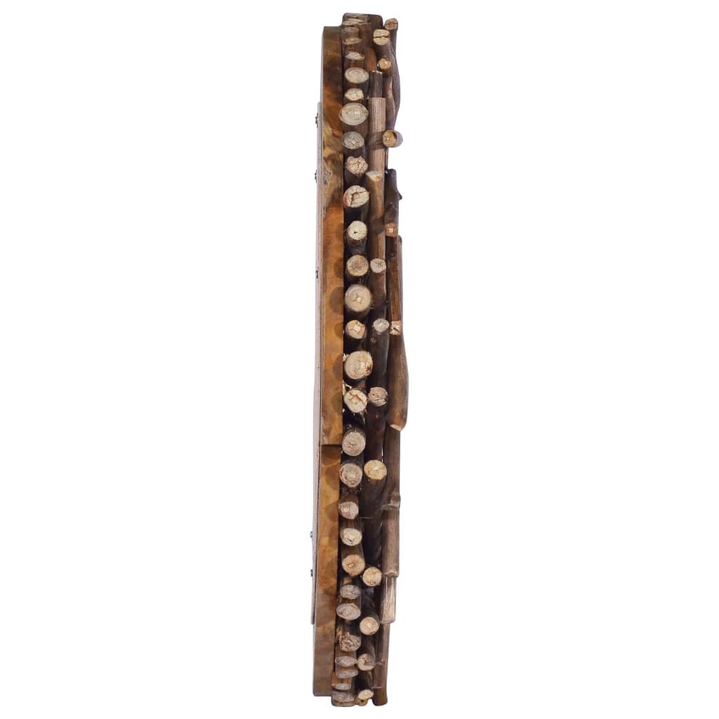 Wandspiegel Rond 60 Cm Teakhout Φ 60 cm