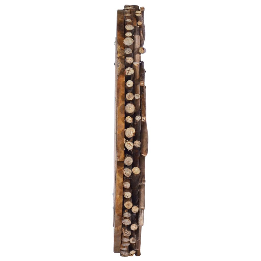 Wandspiegel Rond 60 Cm Teakhout Φ 60 cm