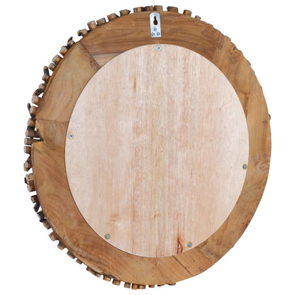 Wandspiegel Rond 60 Cm Teakhout Φ 60 cm