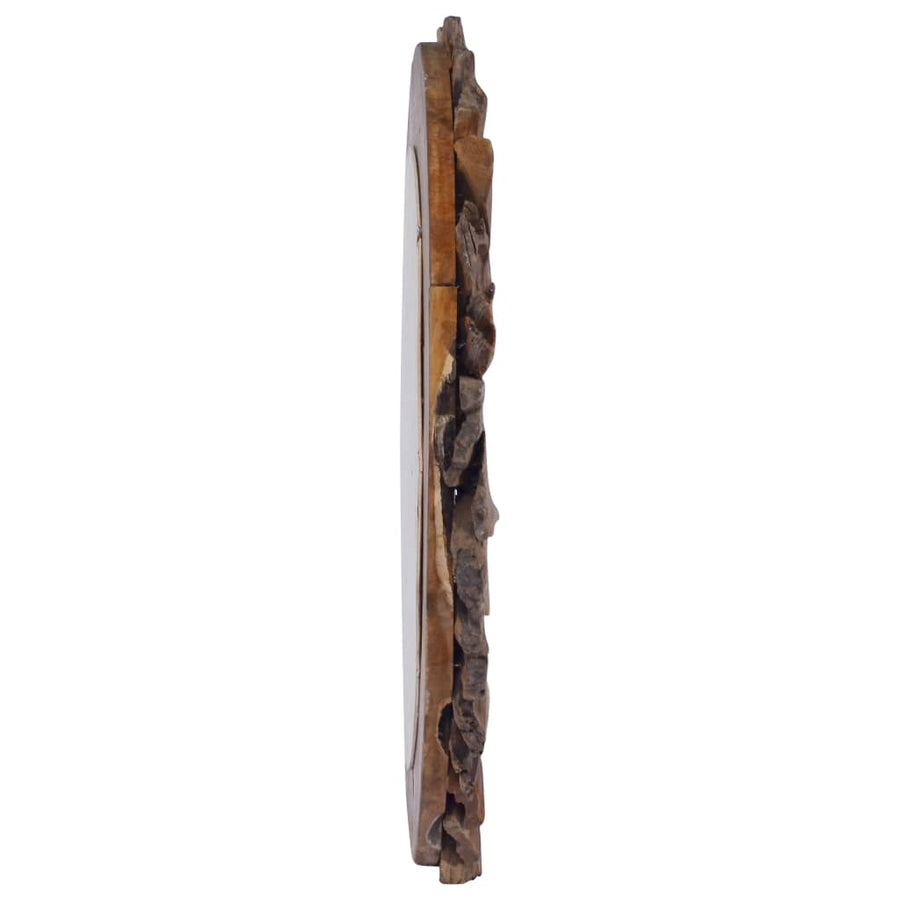Wandspiegel Rond 60 Cm Teakhout Φ 60 cm