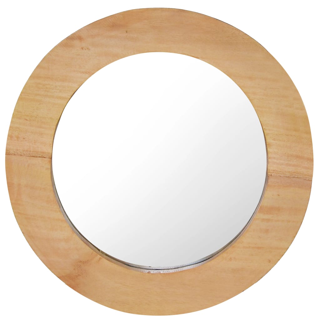 Wandspiegel Rond 40 Cm Teakhout Φ 40 cm