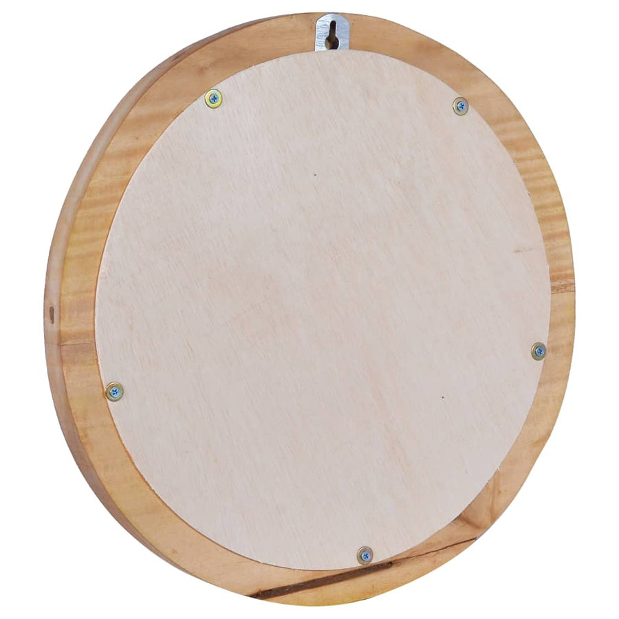 Wandspiegel Rond 40 Cm Teakhout Φ 40 cm