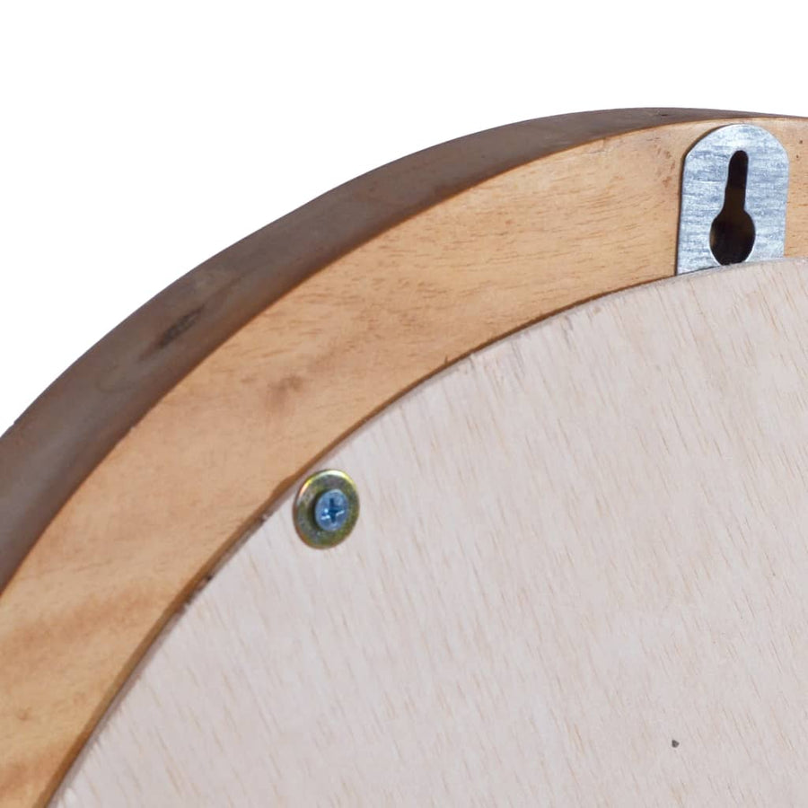 Wandspiegel Rond 40 Cm Teakhout Φ 40 cm