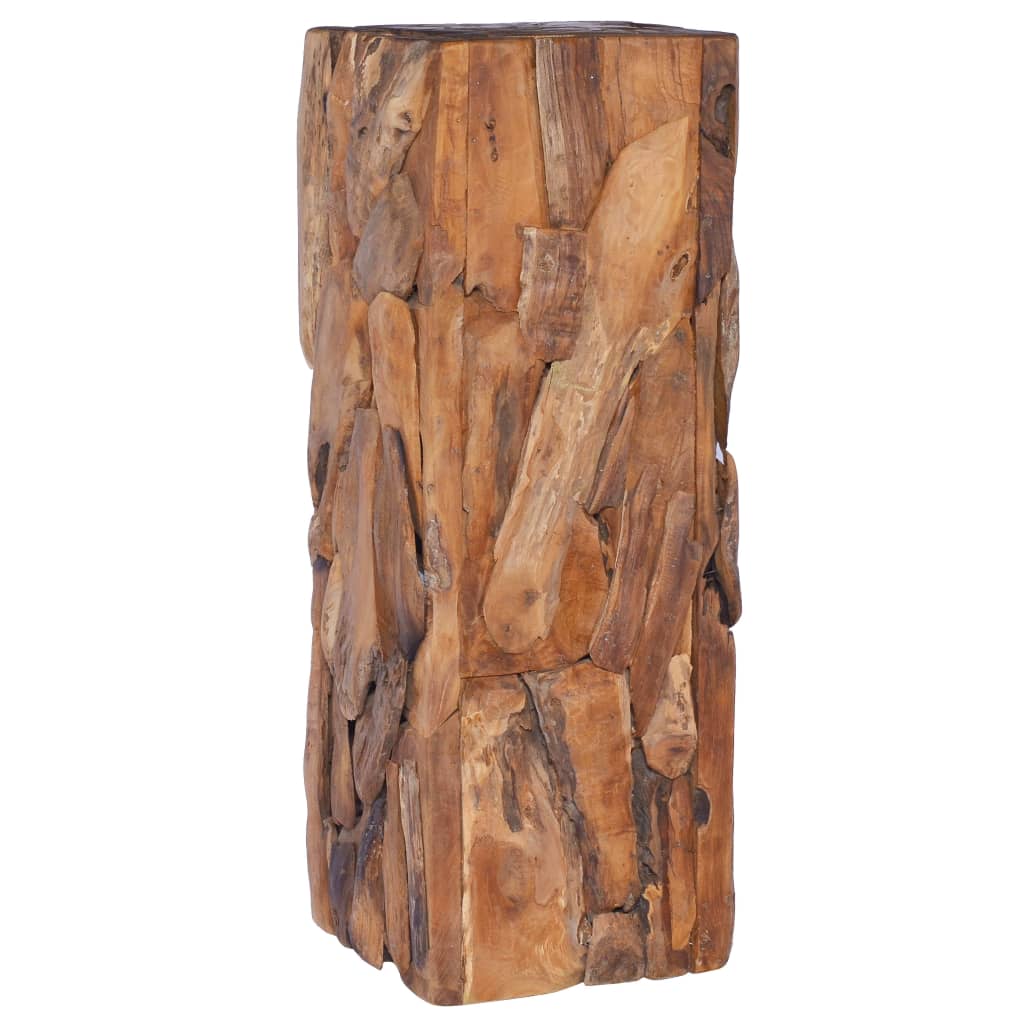 Bijzettafel 30X30X80 Cm Massief Teakhout