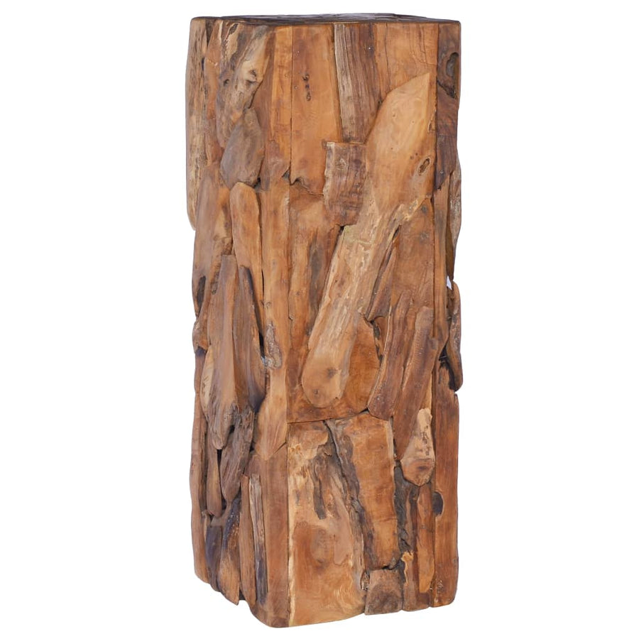 Bijzettafel 30X30X80 Cm Massief Teakhout