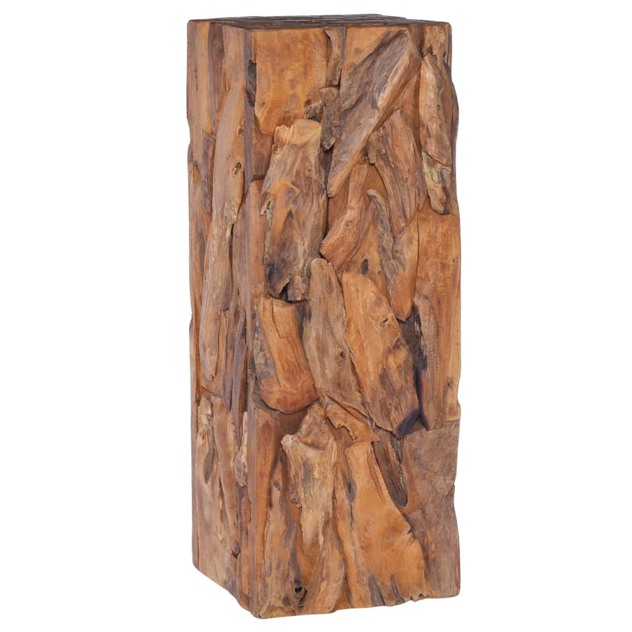 Bijzettafel 30X30X80 Cm Massief Teakhout