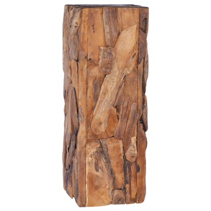 Bijzettafel 30X30X80 Cm Massief Teakhout