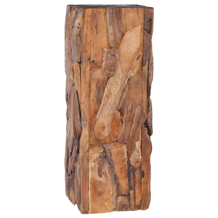 Bijzettafel 30X30X80 Cm Massief Teakhout