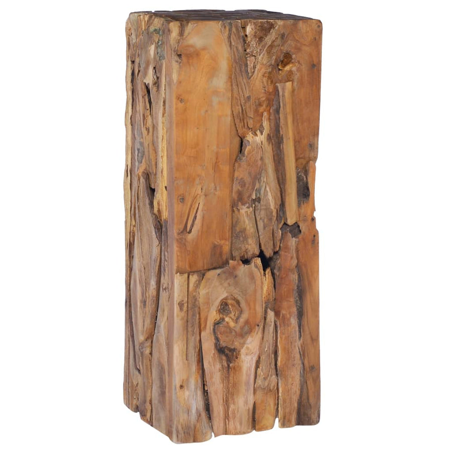 Bijzettafel 30X30X80 Cm Massief Teakhout