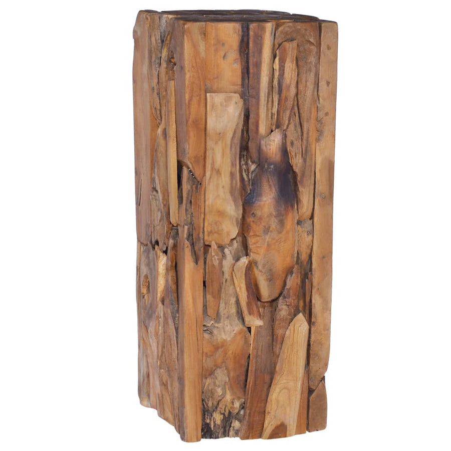 Bijzettafel 30X30X80 Cm Massief Teakhout