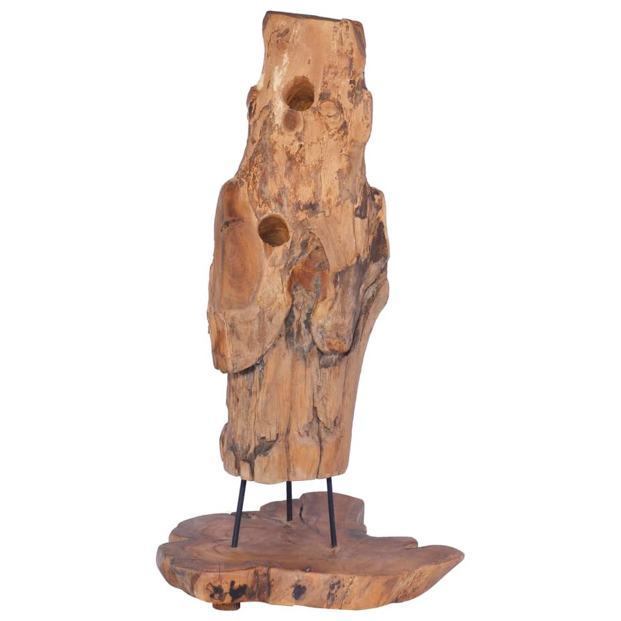 Wijnrek Voor 8 Flessen 40X30X80 Cm Massief Teakhout