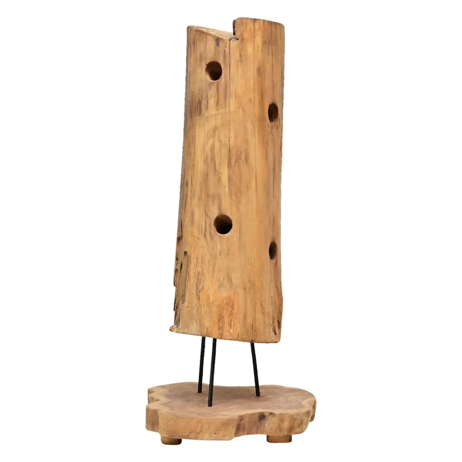 Wijnrek Voor 8 Flessen 40X30X80 Cm Massief Teakhout