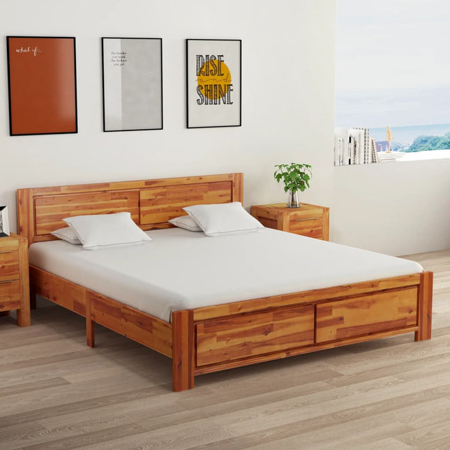 Bedframe Massief Acaciahout