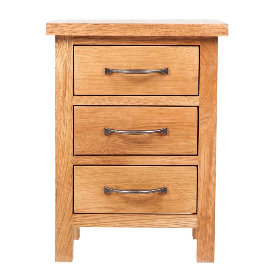 Nachtkastjes 2 St 40X30X54 Cm Massief Eikenhout