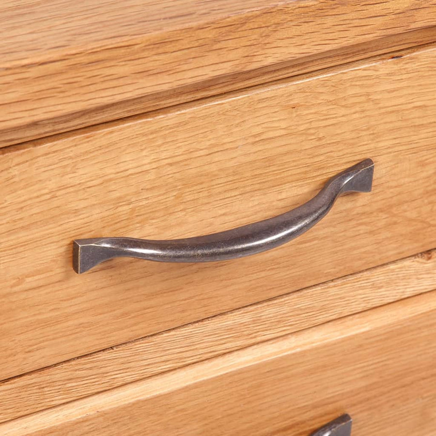 Nachtkastjes 2 St 40X30X54 Cm Massief Eikenhout