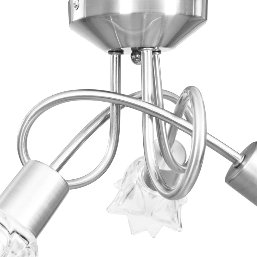 Plafondlamp Met Glazen Tulpvormige Kappen 3Xe14 Transparant