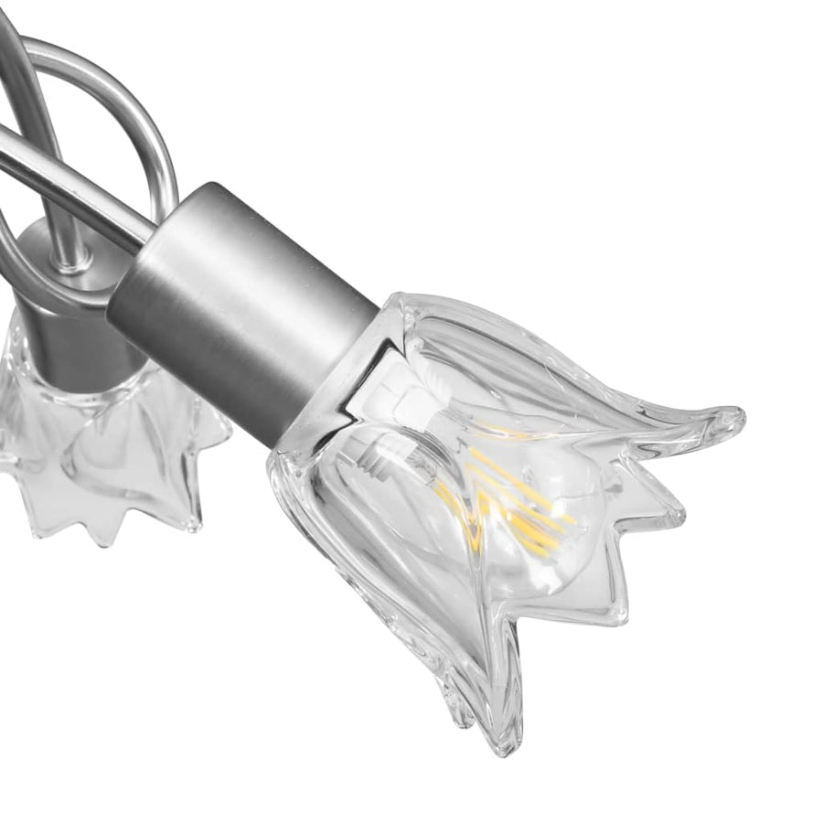 Plafondlamp Met Glazen Tulpvormige Kappen 3Xe14 Transparant