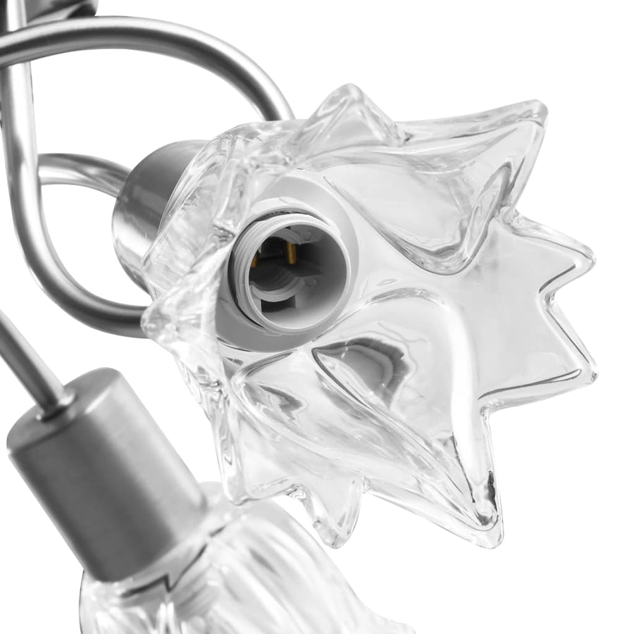 Plafondlamp Met Glazen Tulpvormige Kappen 3Xe14 Transparant