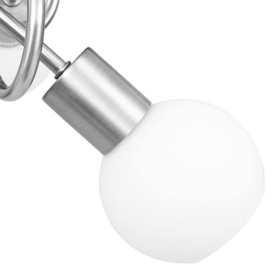 Plafondlamp Met Keramieken Bolvormige Kappen Voor 3Xe14 Wit