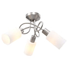 Plafondlamp 3xE14 keramiek wit