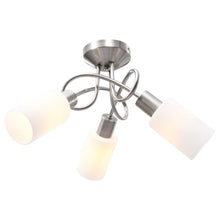 Plafondlamp Met Keramieke Cilindervormige Kappen 3Xe14 Wit
