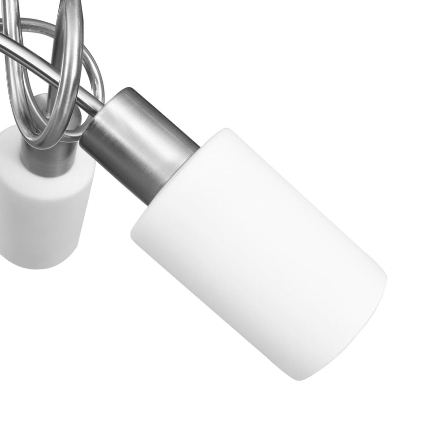Plafondlamp Met Keramieke Cilindervormige Kappen 3Xe14 Wit