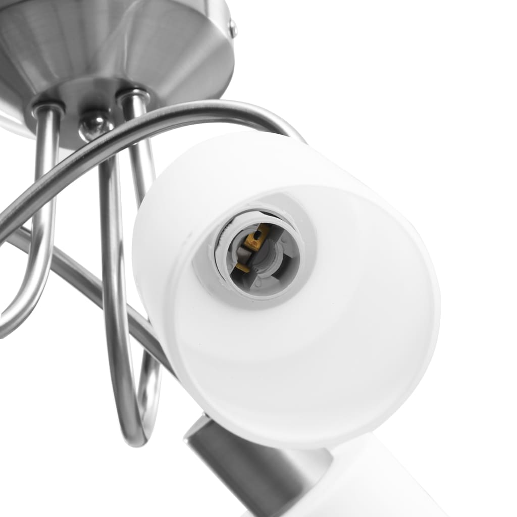 Plafondlamp Met Keramieke Cilindervormige Kappen 3Xe14 Wit