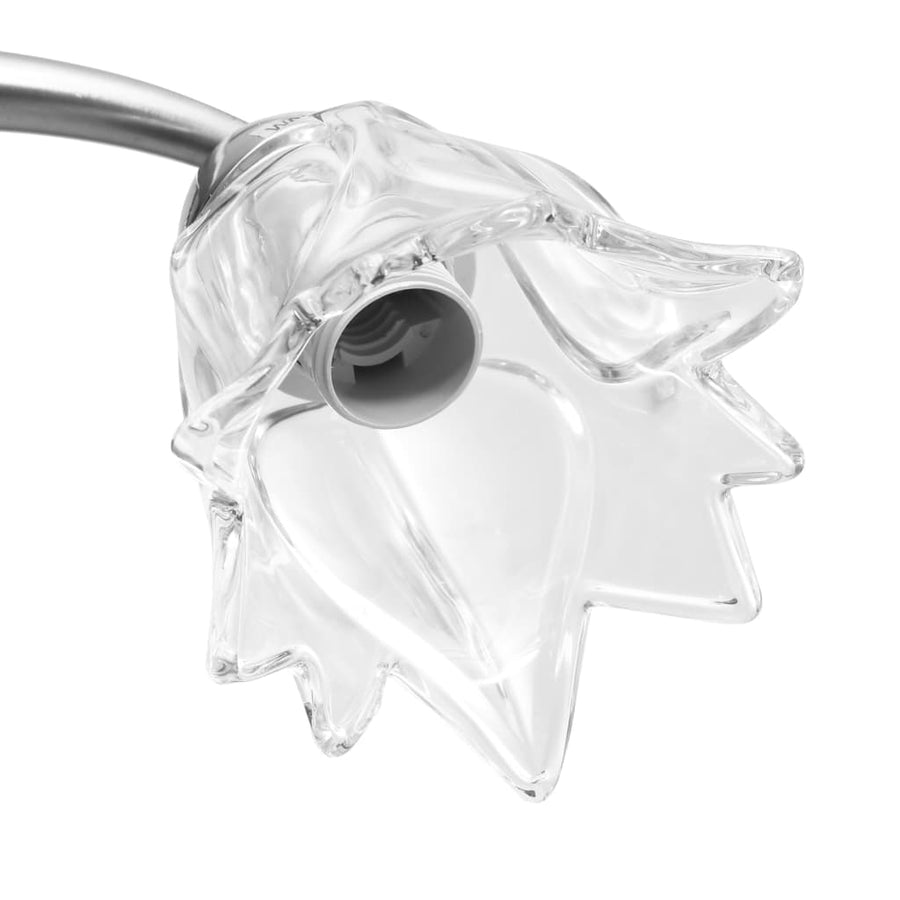 Plafondlamp Met Glazen Vormige Kappen 3Xe14 Transparant 3