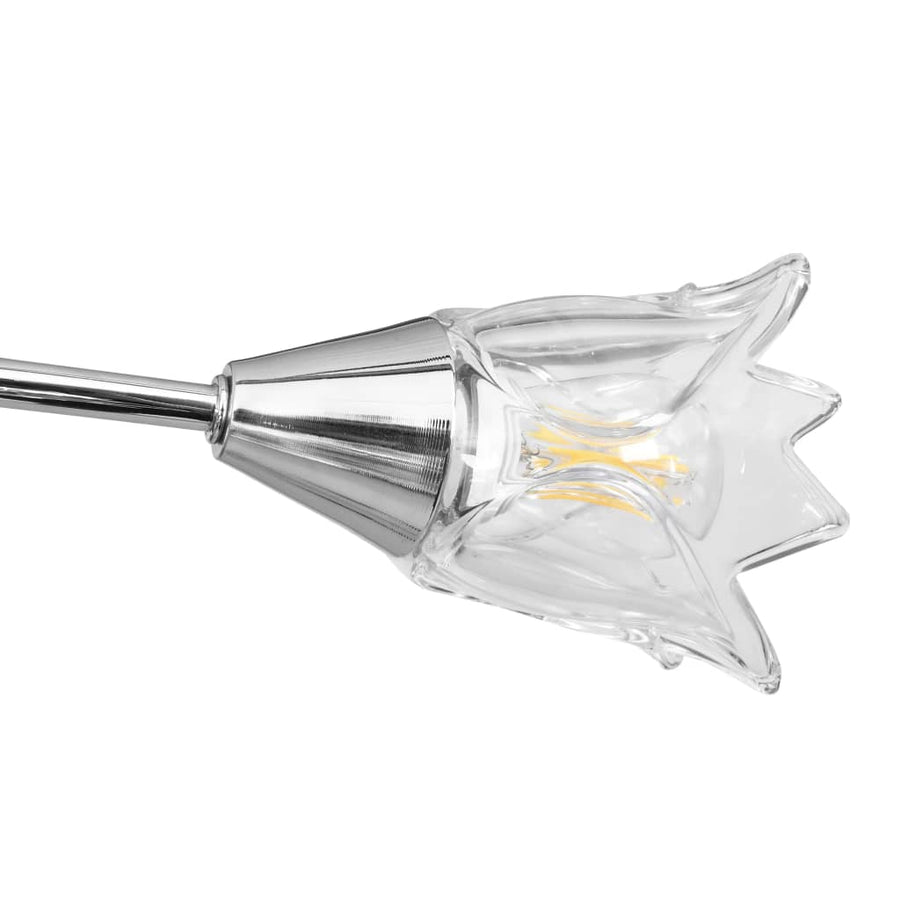 Plafondlamp Met Glazen Tulpvormige Kappen 5Xe14 Transparant