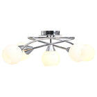 Plafondlamp 5xE14 keramiek wit