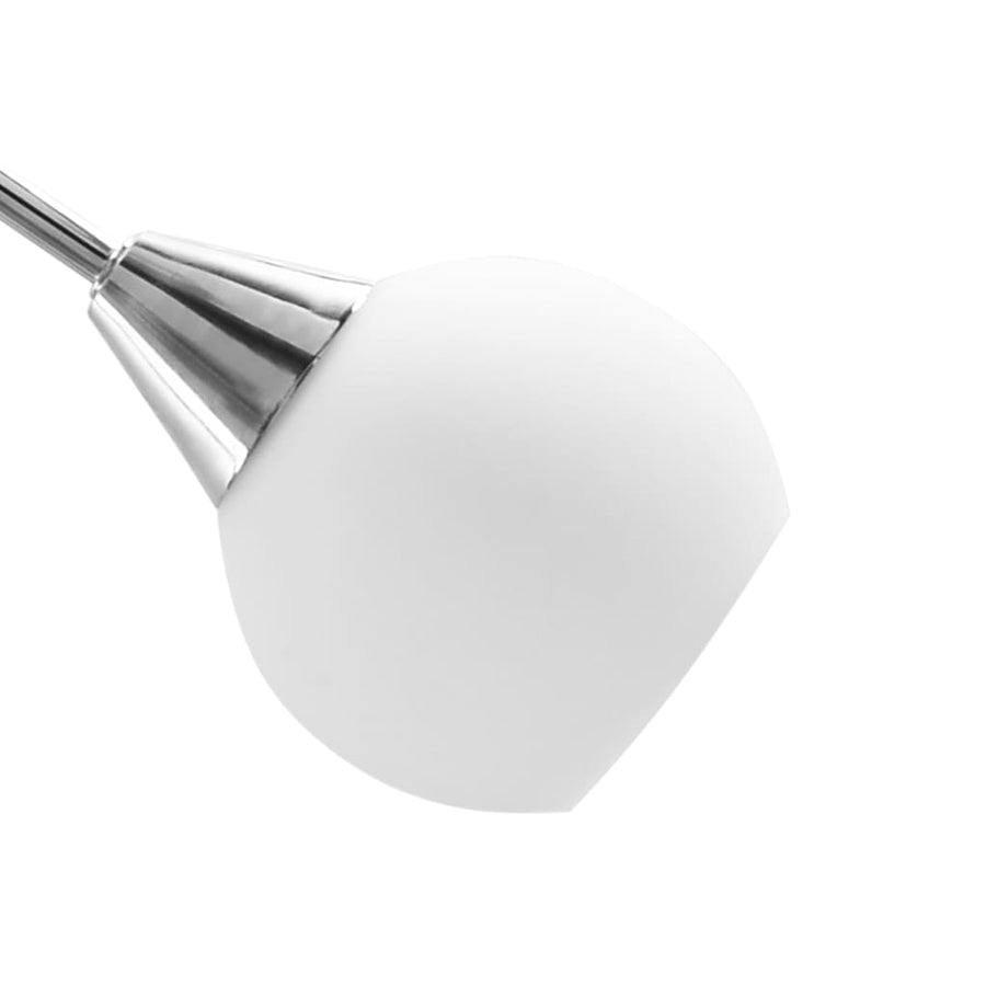 Plafondlamp Met Keramieken Bolvormige Kappen Voor 5Xe14 Wit