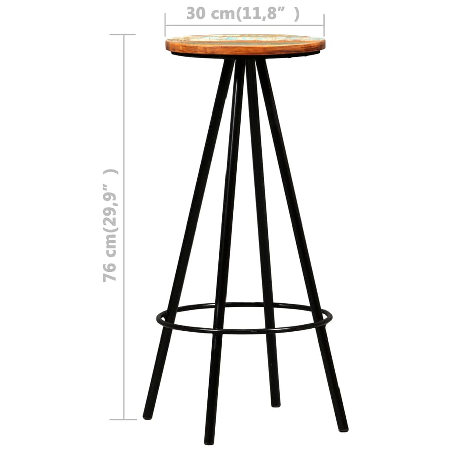 Barset En Massief Gerecycled Hout Massief acaciahout