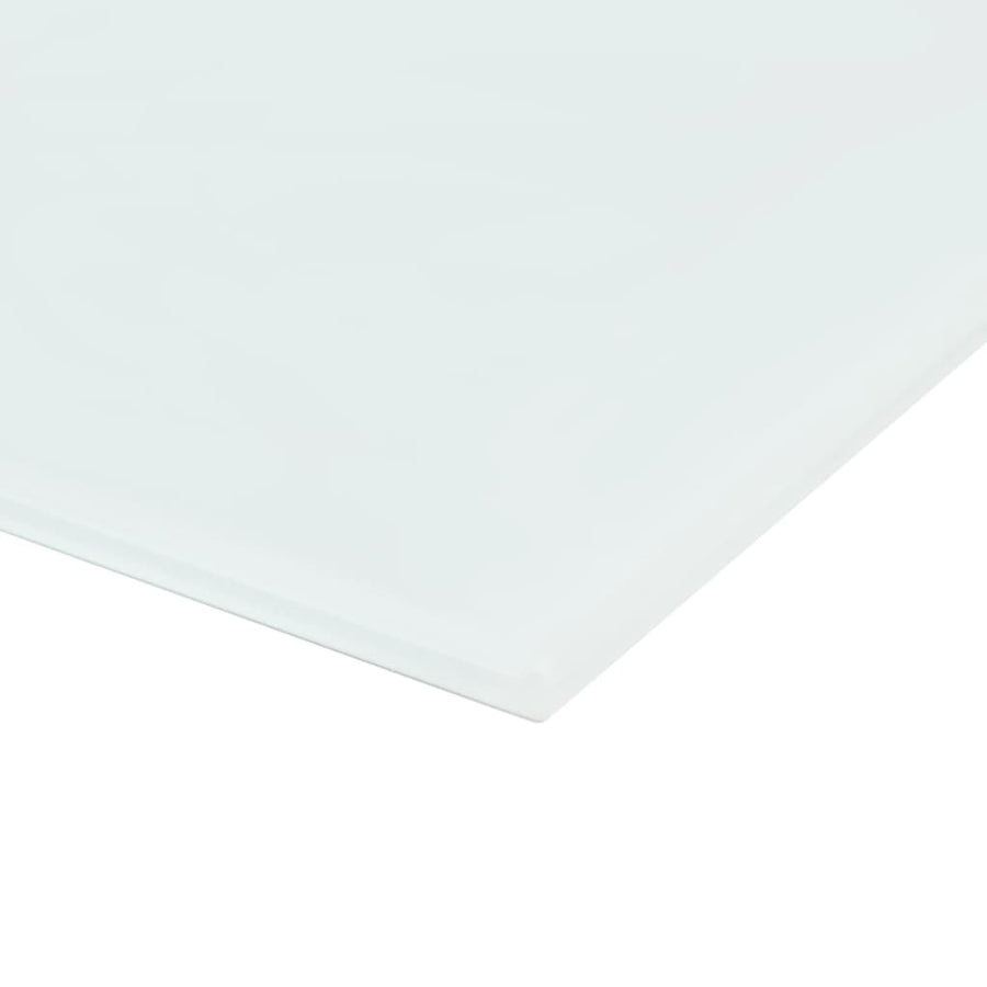 Magneetbord Voor Aan De Wand 60X60 Cm Glas 60 x 60 cm Wit met accessoires