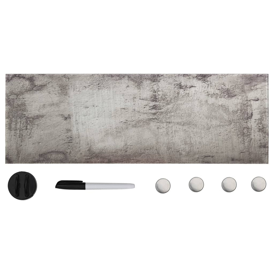 Magneetbord Wandmontage Glas 60 x 20 cm