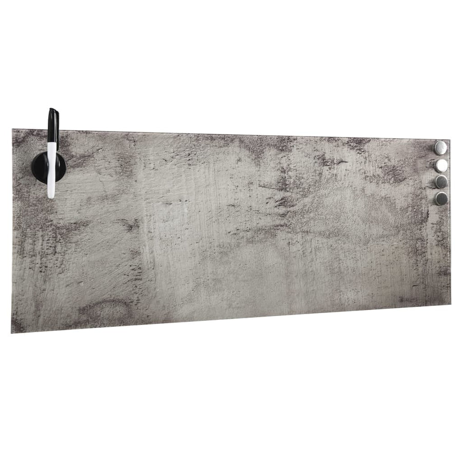 Magneetbord Wandmontage Glas 60 x 20 cm