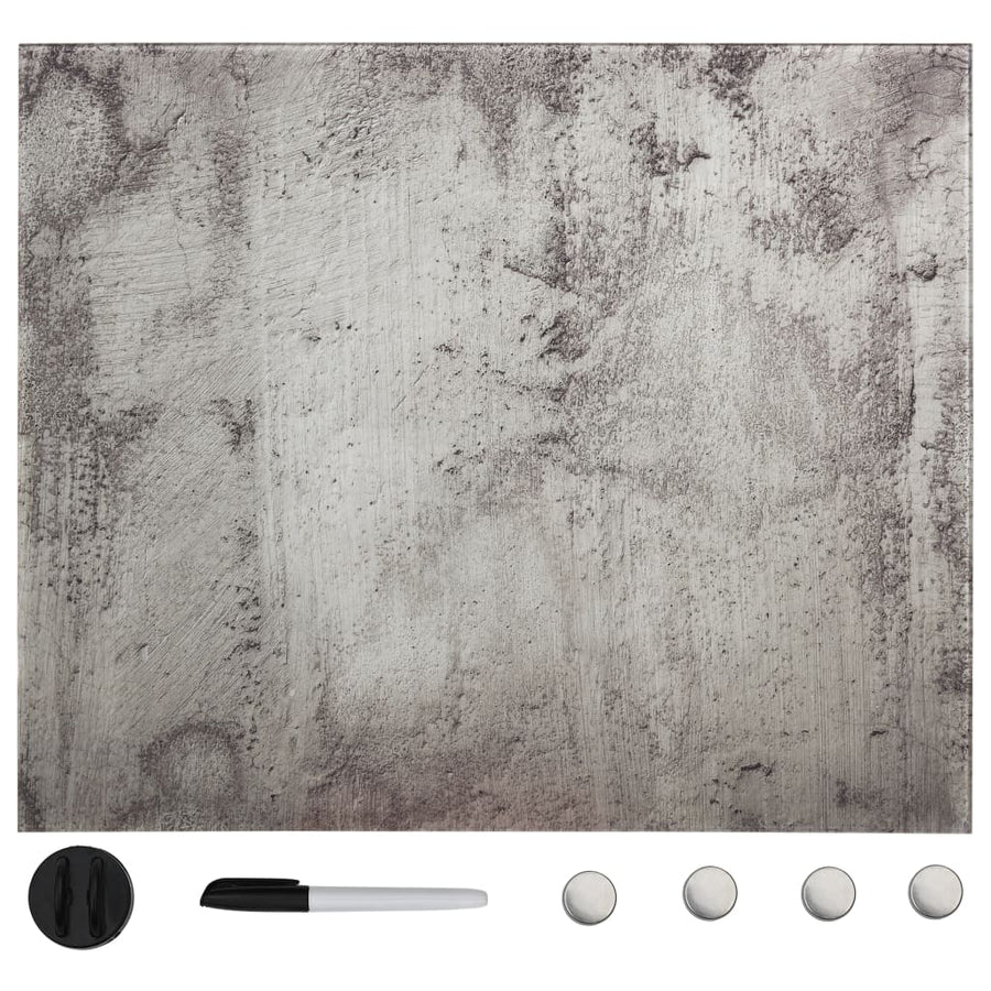 Magneetbord Wandmontage Glas 40 x 40 cm