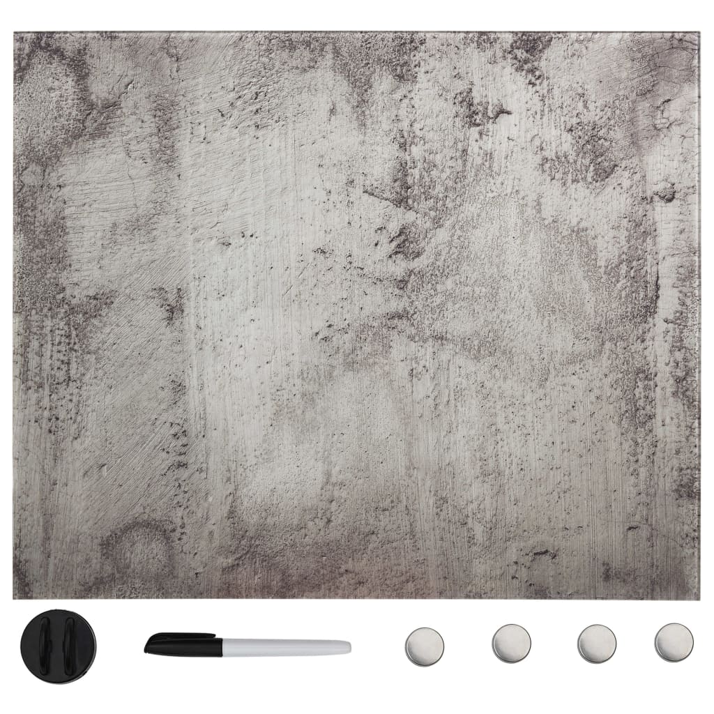 Magneetbord Wandmontage 50X50 Cm Glas
