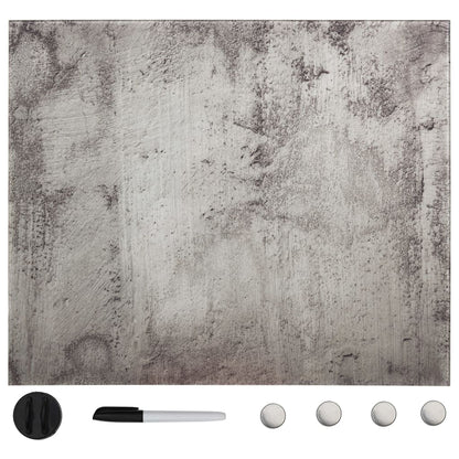 Magneetbord Wandmontage 50X50 Cm Glas