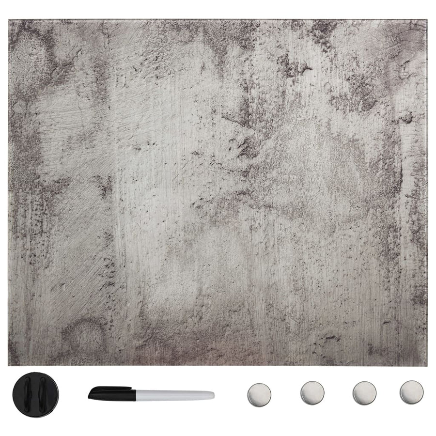Magneetbord Wandmontage 50X50 Cm Glas