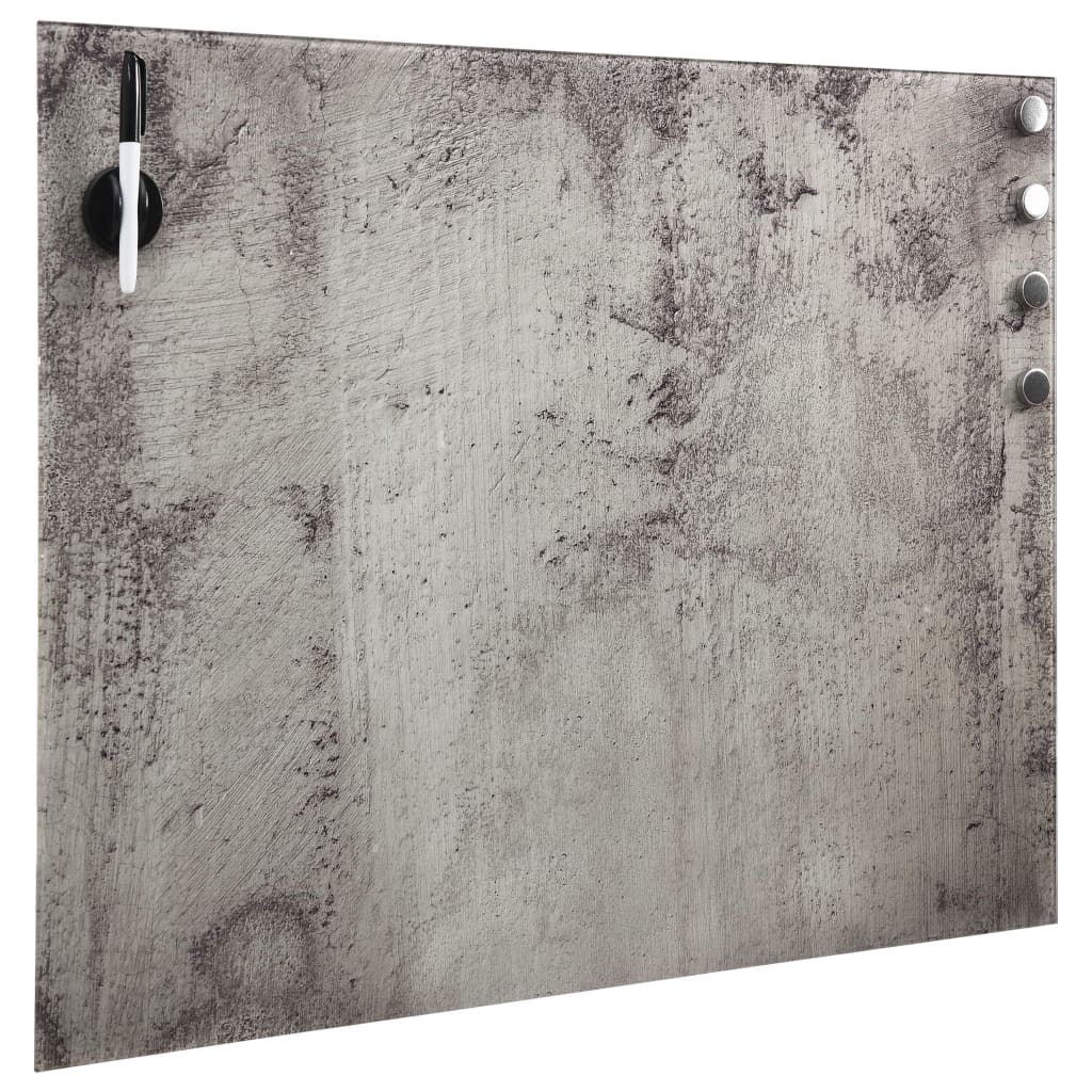 Magneetbord Wandmontage 50X50 Cm Glas