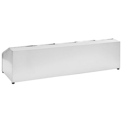 Gastronormbakkenhouder Met 5 Gn 1/6 Bakken Roestvrij Staal 22.5 x 82.5 x 21.5 cm